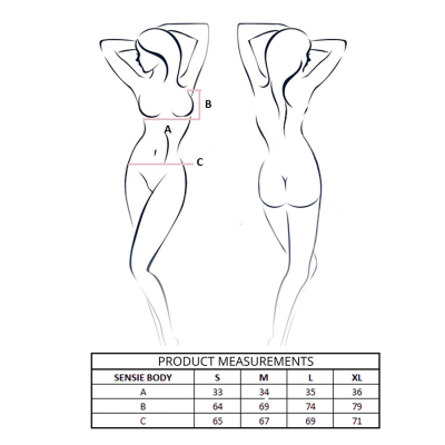 PASSION - SENSIE BODY PLUM L/XL - D-244612 - Dona Pimenta