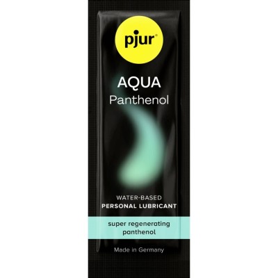 PJUR - LUBRIFICANTE À BASE DE ÁGUA AQUA PANTHENOL 2 ML - D-244650 - Dona Pimenta