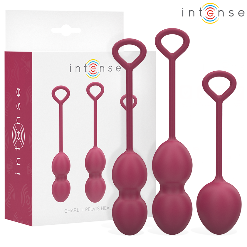 INTENSE - KIT CHARLI KEGEL BALL BURGUNDY - D-244432 - Dona Pimenta