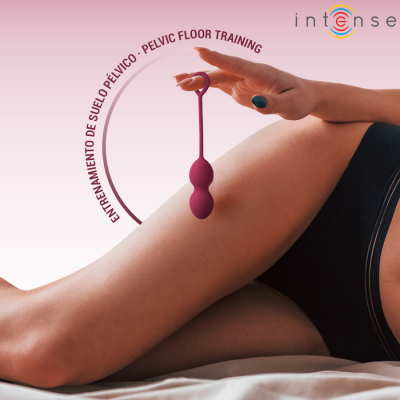 INTENSE - KIT CHARLI KEGEL BALL BURGUNDY - D-244432 - Dona Pimenta