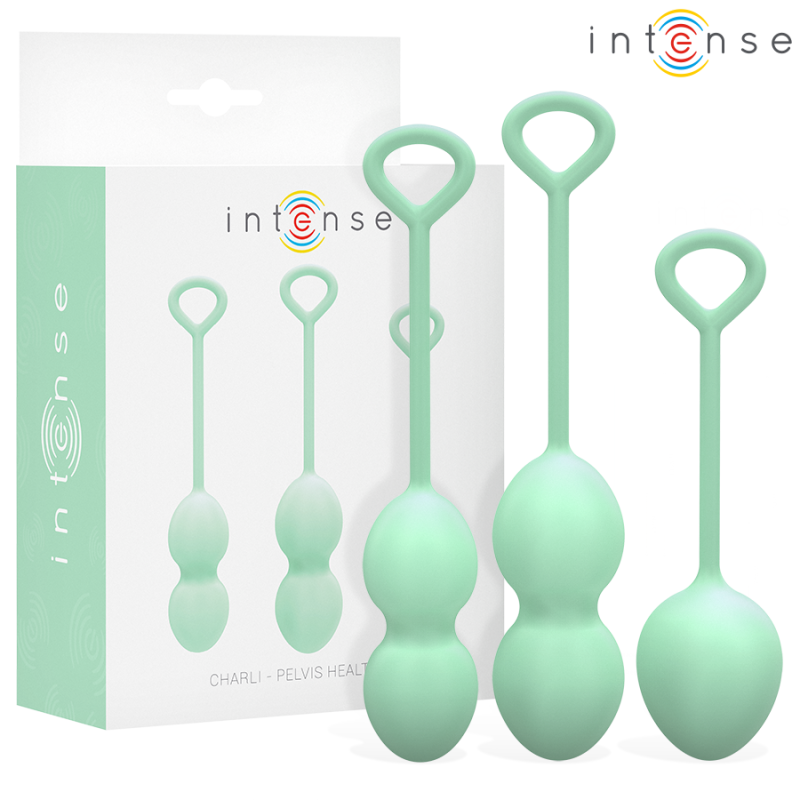 INTENSE - KIT CHARLI KEGEL BALL VERDE CLARO - D-244433 - Dona Pimenta