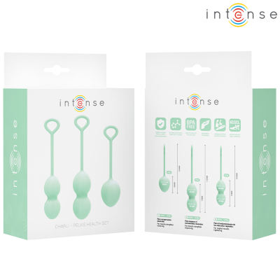 INTENSE - KIT CHARLI KEGEL BALL VERDE CLARO - D-244433 - Dona Pimenta