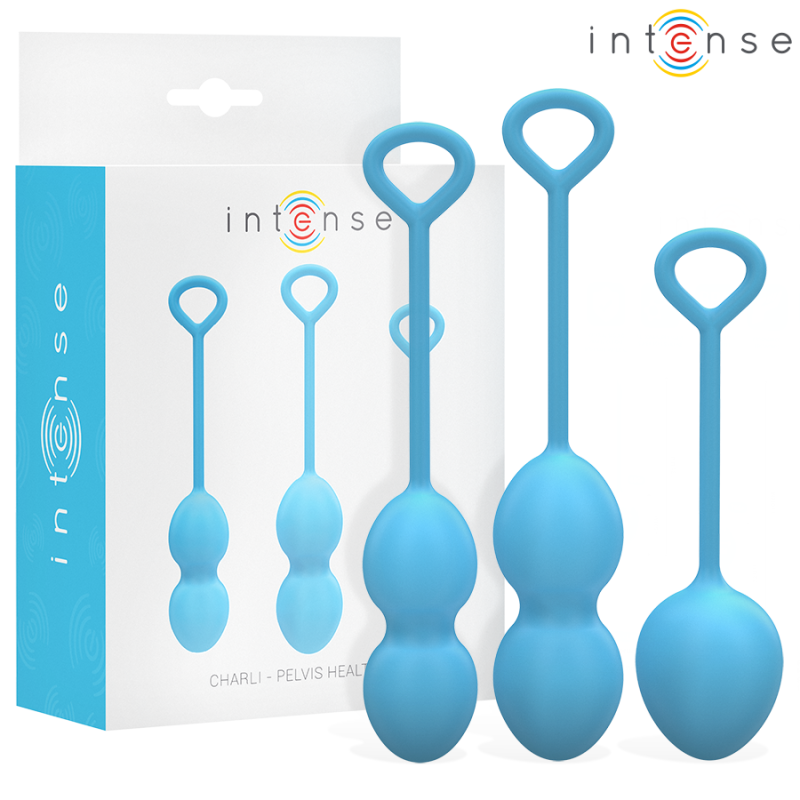 INTENSE - KIT CHARLI KEGEL BALL AZUL - D-244434 - Dona Pimenta