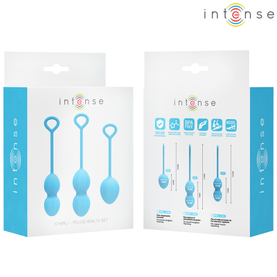INTENSE - KIT CHARLI KEGEL BALL AZUL - D-244434 - Dona Pimenta