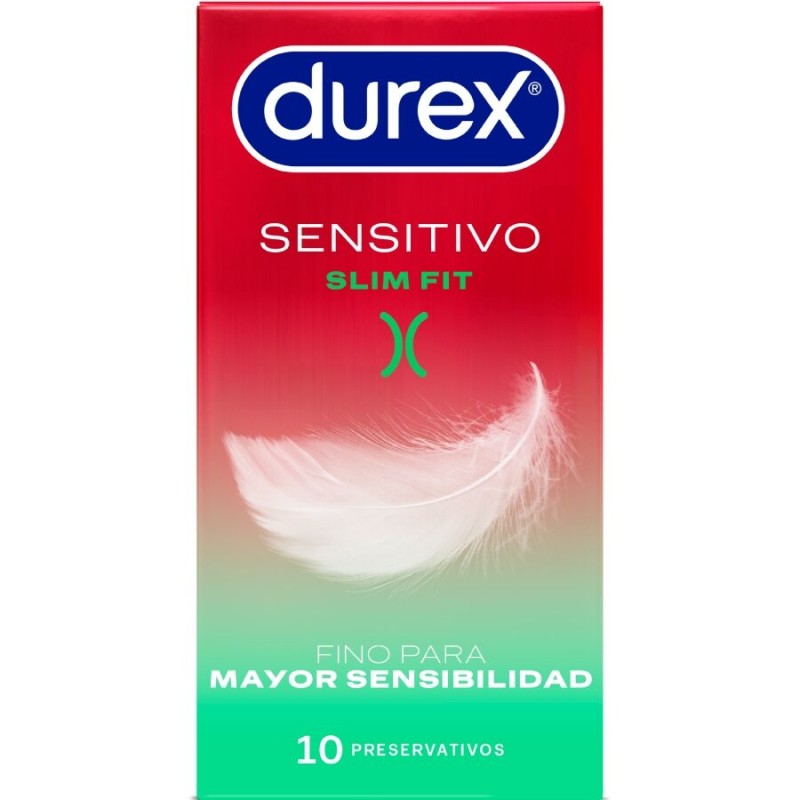 DUREX - SENSITIVO SLIM FIT 10 UNIDADES - D-231052 - Dona Pimenta DUREX - SENSITIVO SLIM FIT 10 UNIDADES - D-231052 - Dona Pimenta