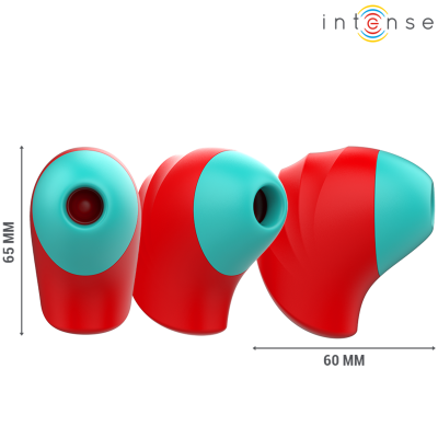 INTENSE - DONNIE ESTIMULADOR DE CLITÓRIS VERMELHO/VERDE - D-241955 - Dona Pimenta