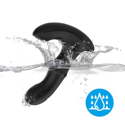 ARMONY - VIBRADOR ANAL DE PRÓSTATA CONTROLE REMOTO PRETO - D-243049 - Dona Pimenta