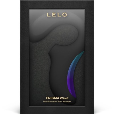 LELO - ENIGMA WAVE MASSAGEADOR DE TRIPLA VIBRAÇÃO PRETO - D-244656 - Dona Pimenta