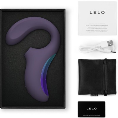 LELO - ENIGMA WAVE MASSAGEADOR DE TRIPLA VIBRAÇÃO CYBER ROXO - D-244657 - Dona Pimenta