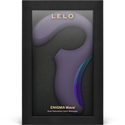 LELO - ENIGMA WAVE MASSAGEADOR DE TRIPLA VIBRAÇÃO CYBER ROXO - D-244657 - Dona Pimenta