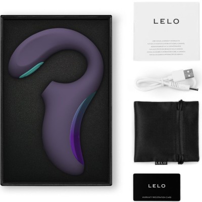 LELO - ENIGMA DUPLO VIBRADOR SÚNICO POINT G CYBER ROXO - D-244659 - Dona Pimenta