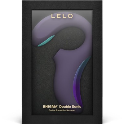LELO - ENIGMA DUPLO VIBRADOR SÚNICO POINT G CYBER ROXO - D-244659 - Dona Pimenta