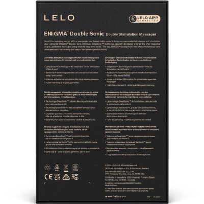 LELO - ENIGMA DUPLO VIBRADOR SÚNICO POINT G CYBER ROXO - D-244659 - Dona Pimenta