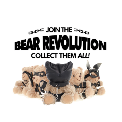 FETISH SUBMISSIVE - MOMO BDSM URSO DE PELÚCIA MODELO 8 - D-244436 - Dona Pimenta