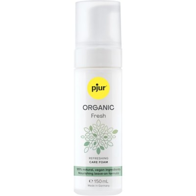 PJUR - ESPUMA REFRESCANTE ORGÃNICA FRESCANTE VEGANO SEM ENXÃGUE 150 ML - D-244665 - Dona Pimenta
