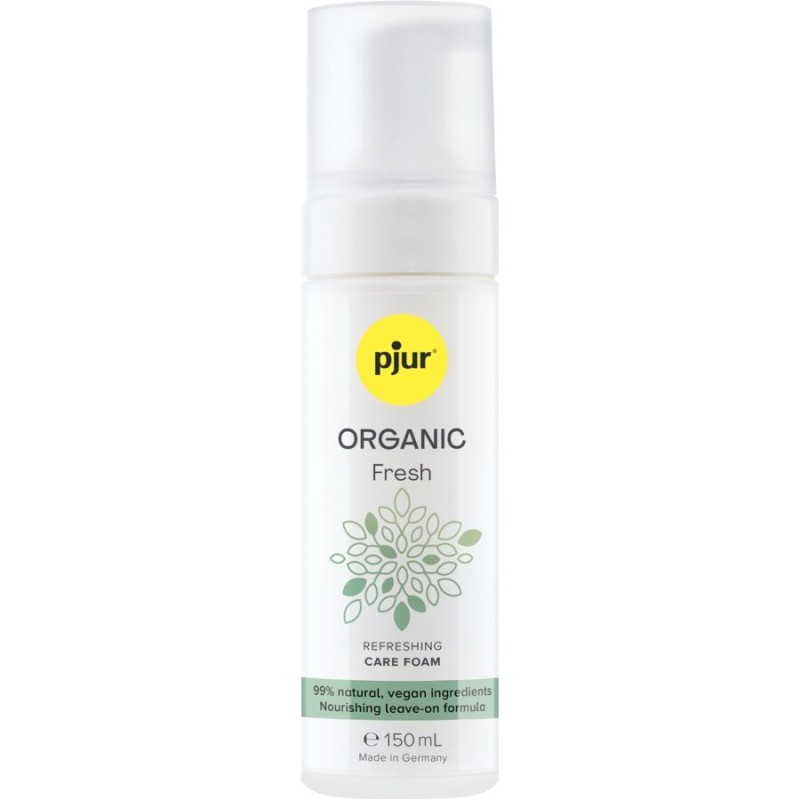 PJUR - ESPUMA REFRESCANTE ORGÃNICA FRESCANTE VEGANO SEM ENXÃGUE 150 ML - D-244665 - Dona Pimenta