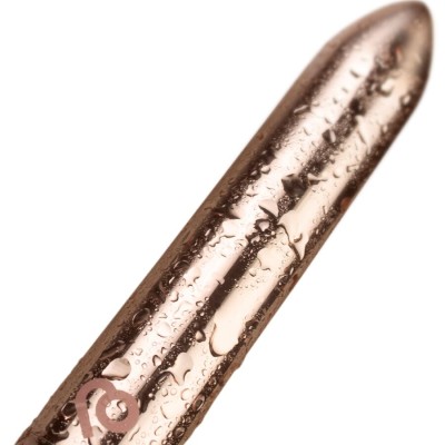 ROCKS-OFF - BALA VIBRATÓRIA RECARREGÁVEL GOLDEN ROSE - D-244661 - Dona Pimenta