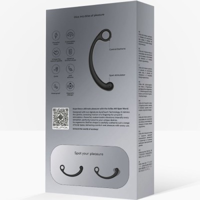 SNAIL VIBE - AXI VIBRADOR DE MASSAGEM PRETO - D-244444 - Dona Pimenta