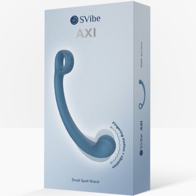 SNAIL VIBE - AXI VIBRADOR DE MASSAGEM AZUL - D-244445 - Dona Pimenta