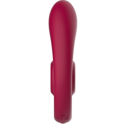 SNAIL VIBE - GIZI DUO ESTIMULADOR DE CASAIS COM CONTROLE REMOTO BURGUNDY - D-244442 - Dona Pimenta