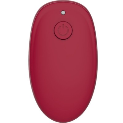 SNAIL VIBE - GIZI DUO ESTIMULADOR DE CASAIS COM CONTROLE REMOTO BURGUNDY - D-244442 - Dona Pimenta