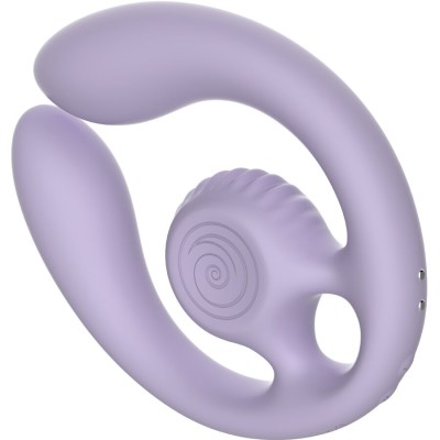 SNAIL VIBE - GIZI DUO ESTIMULADOR DE CASAIS COM CONTROLE REMOTO LILACS - D-244443 - Dona Pimenta