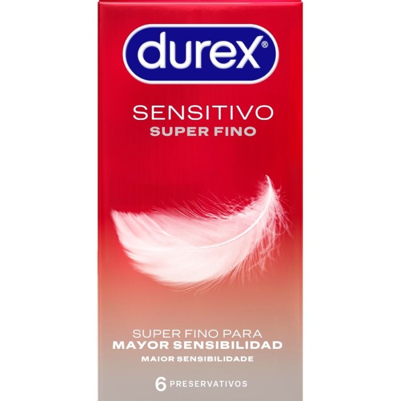 DUREX - CONTATO SENSÍVEL TOTAL 6 UNIDADES - D-194987 - Dona Pimenta