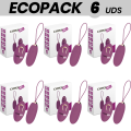 ECOPACK 6 UNIDADES - CONTROLE REMOTO EGG COVER ME LAPI LILAC - D-213340 - Dona Pimenta