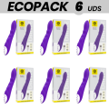 ECOPACK 6 UNIDADES - VIBRADOR GALATEA DANTE LILAC COMPATÍVEL COM TECNOLOGIA WATCHME WIRELESS - D-223067 - Dona Pimenta