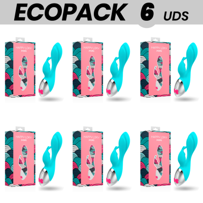 ECOPACK 6 UNIDADES - HAPPY LOKY MIKI RABBIT VIBRADOR - D-223069 - Dona Pimenta