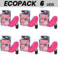 ECOPACK 6 UNIDADES - HAPPY LOKY VIBRATOR CALA CONTROLE REMOTO - D-223073 - Dona Pimenta