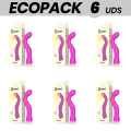 ECOPACK 6 UNIDADES - G-SPOT GREGORY VIBRATOR VIOLET - D-223511 - Dona Pimenta