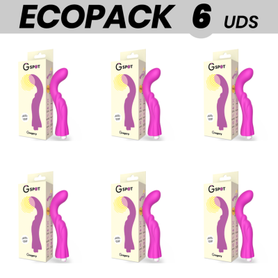 ECOPACK 6 UNIDADES - G-SPOT GREGORY VIBRATOR VIOLET - D-223511 - Dona Pimenta