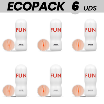 ECOPACK 6 UNIDADES - JAMYJOB EMOCIONANTE MASTURBADOR DE VAGINA - D-223515 - Dona Pimenta