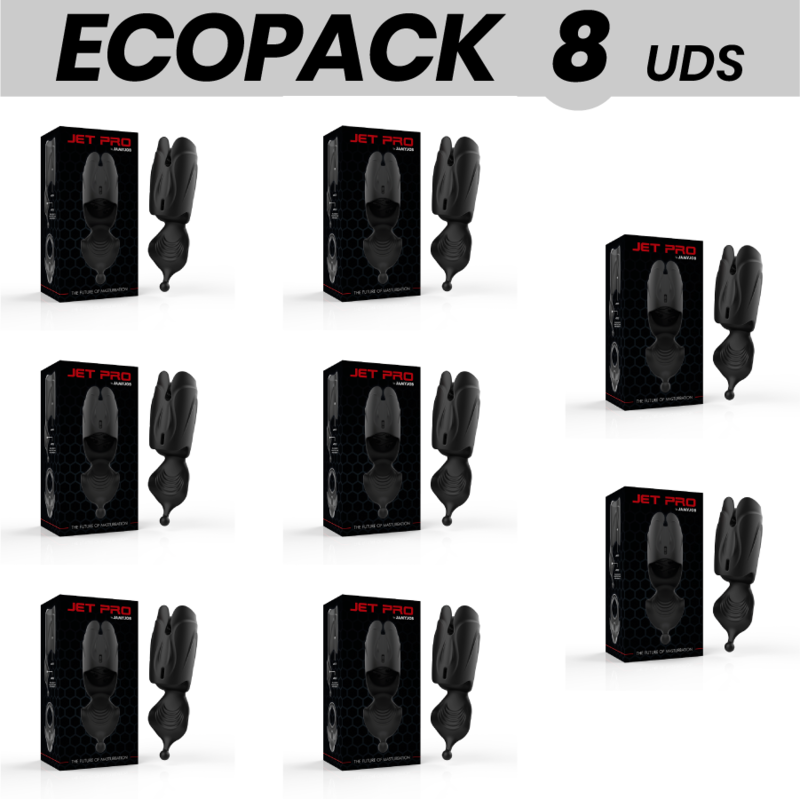 ECOPACK 8 UNIDADES - JAMYJOB MASTURBATOR STROKER VIBRADOR 2 MOTORES - D-225319 - Dona Pimenta