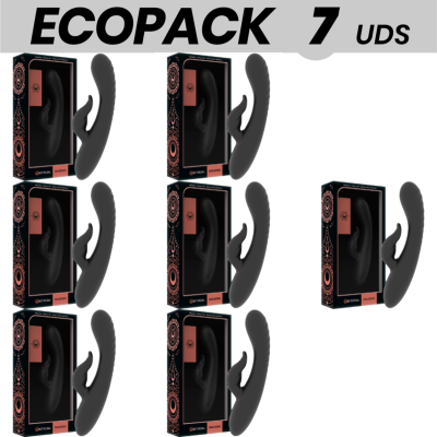 ECOPACK 7 UNIDADES - RITHUAL ANUSARA DUPLO MOTOR RECARREGVEL 2.0 PRETO 6 + 1 GRTIS - D-225381 - Dona Pimenta