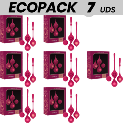 ECOPACK 7 UNIDADES - RITHUAL CONJUNTO DE TREINAMENTO PÉLVICO DEVA ORCHID - D-225389 - Dona Pimenta