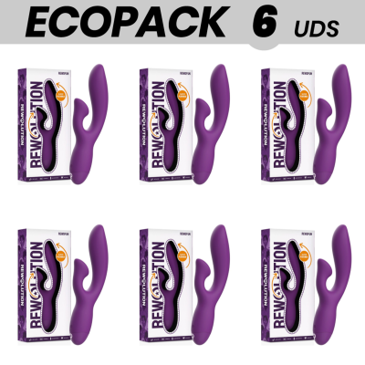 ECOPACK 6 UNIDADES - REWOLUTION REWOFUN VIBRADOR FLEXÍVEL COM COELHO - D-228574 - Dona Pimenta