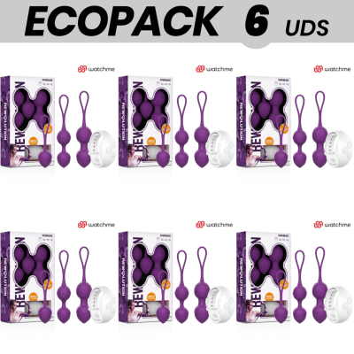 ECOPACK 6 UNIDADES - REWOLUTION REWOBEADS BOLAS VIBRATÓRIAS CONTROLE REMOTO COM TECNOLOGIA WATCHME - D-228575 - Dona Pimenta
