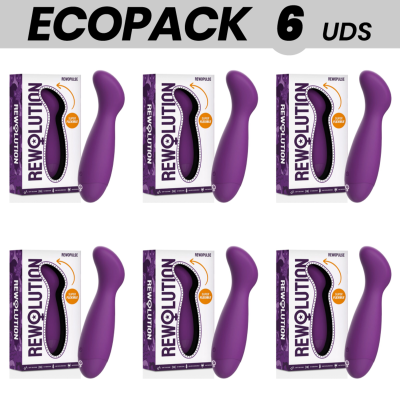 ECOPACK 6 UNIDADES - REWOLUTION REWOPULSE VIBRADOR FLEXÍVEL ESTIMULADOR G-SPOT - D-228576 - Dona Pimenta
