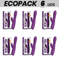 ECOPACK 6 UNIDADES - REWOLUTION REWORABBIT VIBRADOR FLEXÍVEL COM COELHO - D-228578 - Dona Pimenta