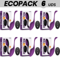 ECOPACK 6 UNIDADES - REWOLUTION REWOVO OVO VIBRATÓRIO CONTROLE REMOTO - D-228580 - Dona Pimenta