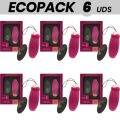 ECOPACK 6 UNIDADES - RITHUAL SITA OVO CONTROLE REMOTO ROTAO + VIBRAO - D-228806 - Dona Pimenta