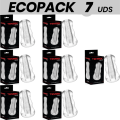 ECOPACK 7 UNIDADES - JAMYJOB EXTREME MASTURBATOR TENSEK 1 TRANSPARENTE - D-231349 - Dona Pimenta