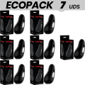 ECOPACK 7 UNIDADES - JAMYJOB MASTURBADOR EXTREME TENSEK 4 PRETO - D-231351 - Dona Pimenta