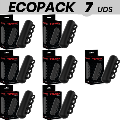 ECOPACK 7 UNIDADES - JAMYJOB MASTURBADOR EXTREME TENSEK 5 PRETO - D-231352 - Dona Pimenta