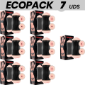 ECOPACK 7 UNIDADES - JAMYJOB MASTURBADOR DE DUPLA ENTRADA RANDY - VAGINA E ANO - D-231356 - Dona Pimenta
