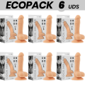 ECOPACK 6 UNIDADES - COCK MILLER SILICONE DENSIDADE ARTICULADO COCKSIL 13 CM - D-231450 - Dona Pimenta