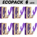 ECOPACK 6 UNIDADES - WOMANVIBE VIORA SILICONE RECARREGVEL VIBRADOR - D-231533 - Dona Pimenta