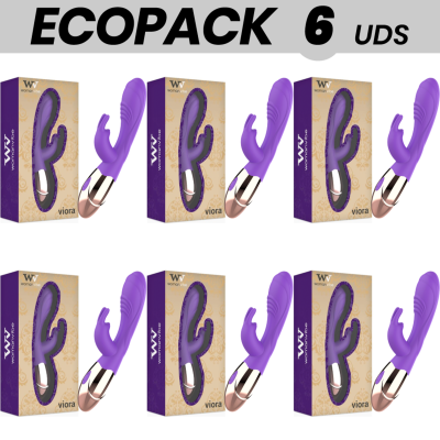 ECOPACK 6 UNIDADES - WOMANVIBE VIORA SILICONE RECARREGVEL VIBRADOR - D-231533 - Dona Pimenta
